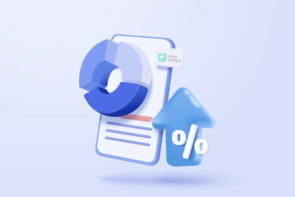 3d,stock,trading,graph,with,mobile,phone.,sell,and,buy